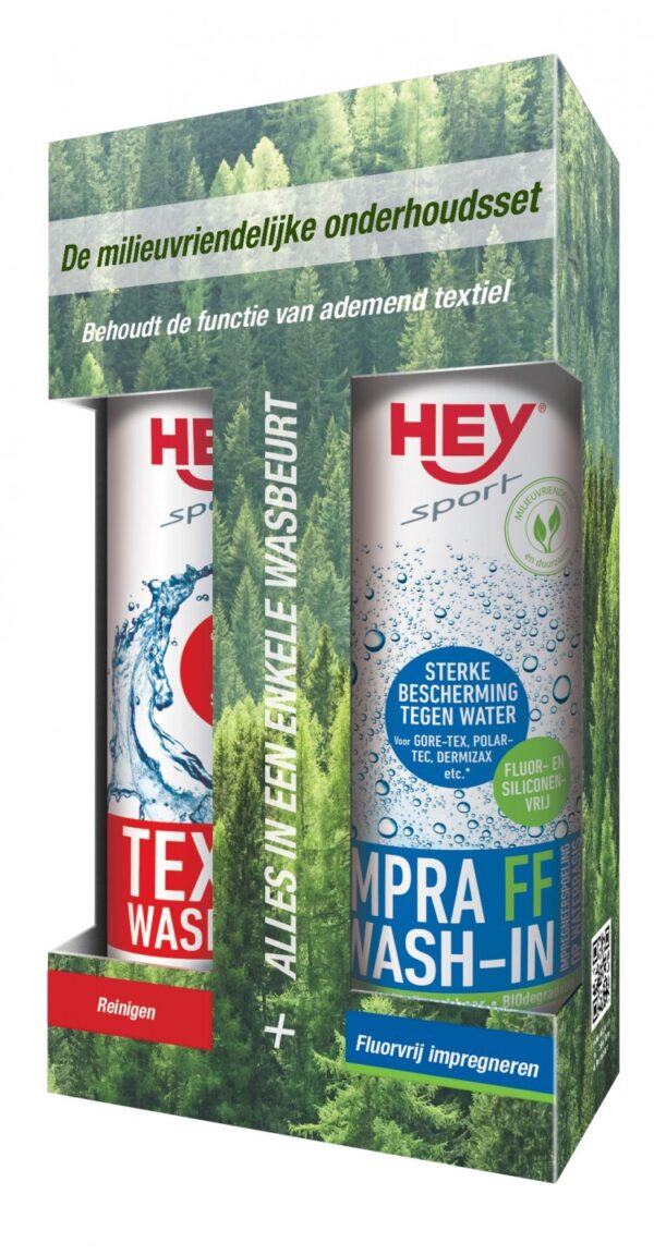 Hey Sport duo-pack wash/wash in